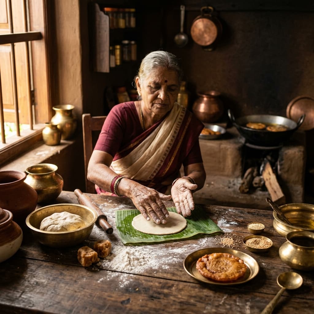 Handcrafted recipes in the traditional Andhra kitchen